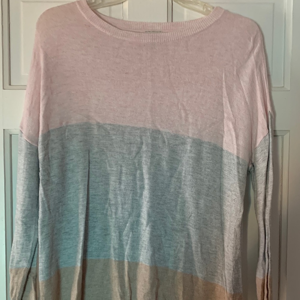 3 colored sweater